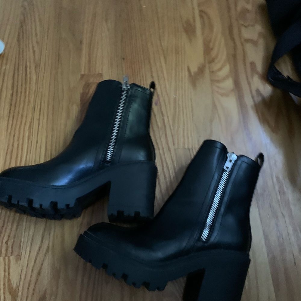 Black boots